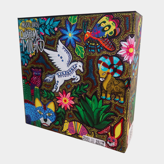 Caja Paula Negra Pegaso - Mezcal Quiereme Mucho