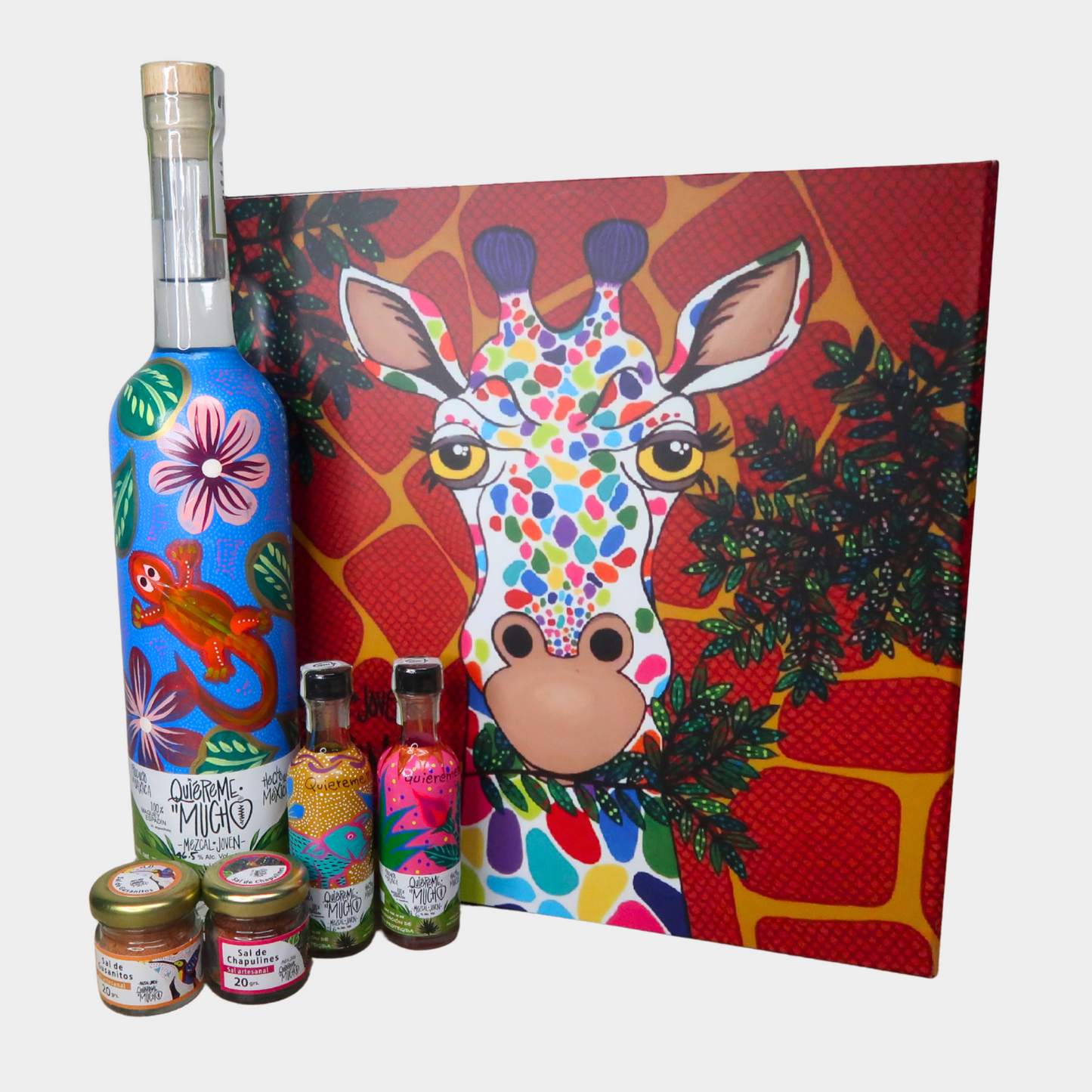 Caja Paula Girafa - Mezcal Quiereme Mucho