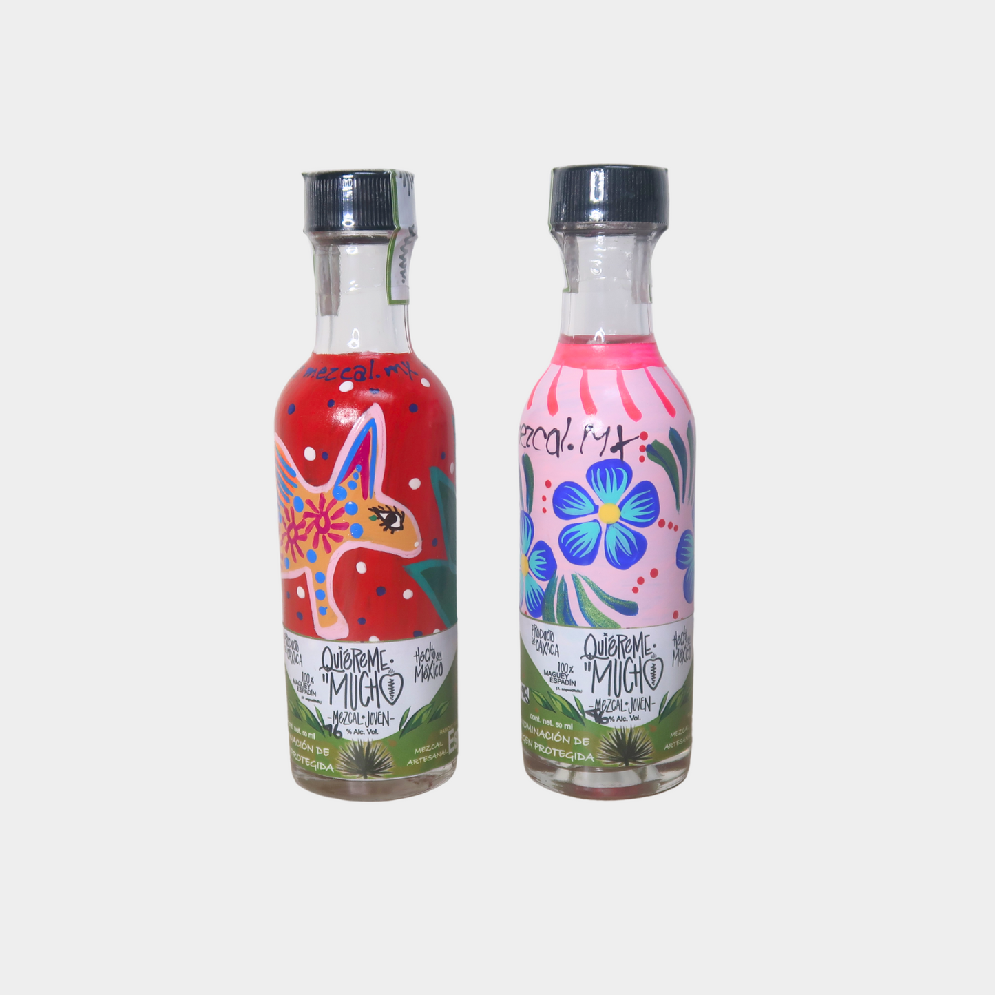 Caja Paula Negra Maguey - Mezcal Quiereme Mucho